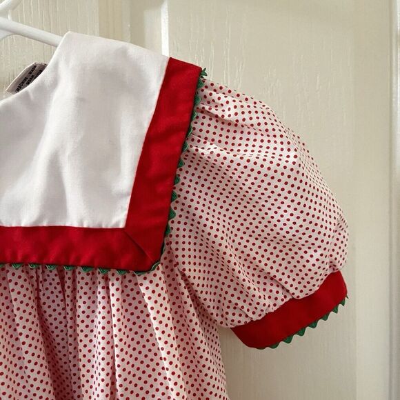 Vintage Classic Film Characters Disney Peter Pan Appliqué Dress Girls Size 3T - Picture 8 of 12